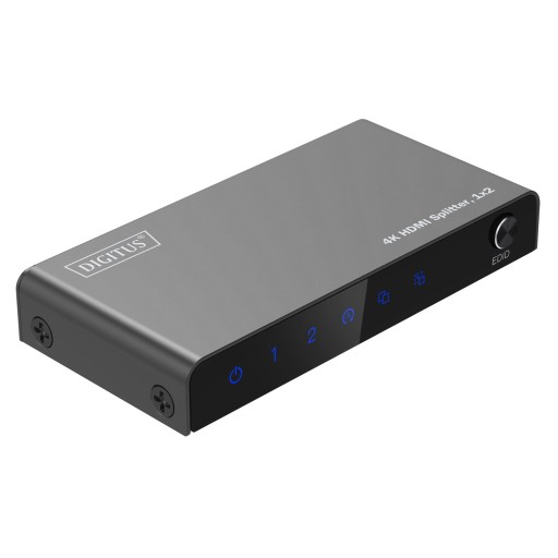 DIGITUS DS-55336 HDMI сплитер, 1x2, 4K/60Hz HDCP 2.2(4:4:4)