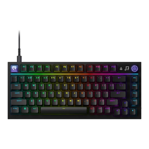Logitech G316 X 75 Hot-Swappable Tactile геймърска механична клавиатура черен