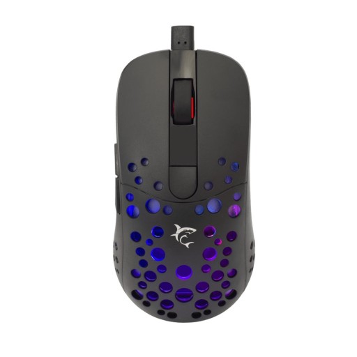 WHITE SHARK GM-9004 Геймърска мишка Tristan, 12000 dpi, черна, RGB осветяване