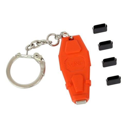 LINDY LNY-40459 Система за заключване на USB Type C портове, 1 ключ, 4 порт блокера