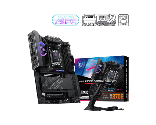 MSI MPG X870E Carbon Max Wi-Fi AM5 дънна платка