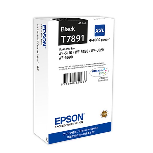 Ink Cartridge EPSON Black, DURABrite™ Ultra, T789 тонер касета