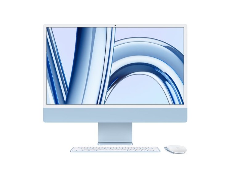 Apple iMac 24 Apple M4 10C CPU, 10C GPU, 24GB, 512SSD Blue All in One всичко в едно