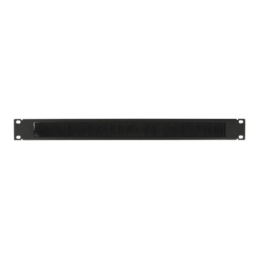 MIRSAN MR.OFB1U19.01 Аранжиращ панел, 1U, 19", с четка, черен