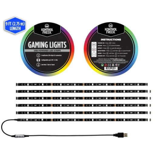 KontrolFreek Gaming LED RGB лента за компютър
