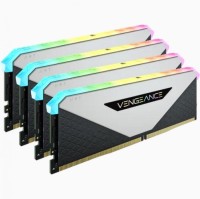 Corsair Vengeance RGB RT 64GB (4x16GB) DDR4 3200MHz памет бял