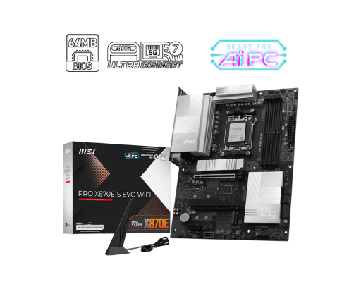 MSI Pro X870E-S EVO Wi-Fi AM5 дънна платка