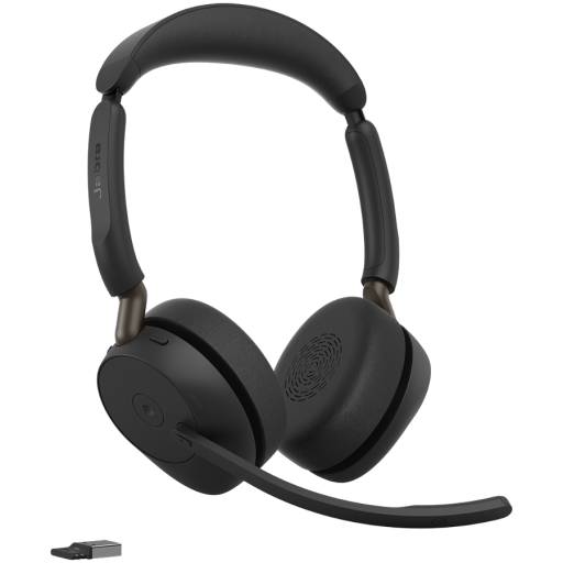 Jabra Evolve 3 65 Stereo LINK 390a MS слушалки с микрофон черен