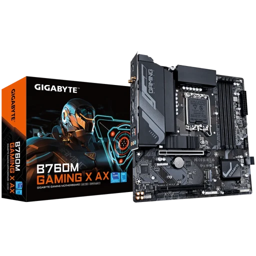 Gigabyte B760M Gaming X AX DDR5 дънна платка