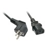 LINDY Захранващ кабел, Schuko към C13, черен, 0.7 м LNY-30334