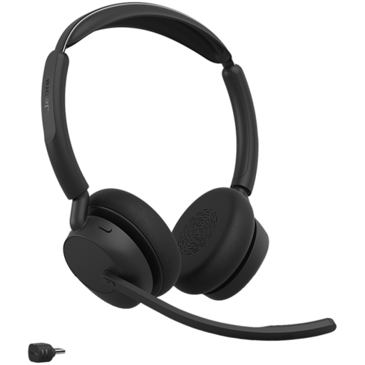 Jabra Evolve 3 45 Stereo LINK 390c MS слушалки с микрофон черен