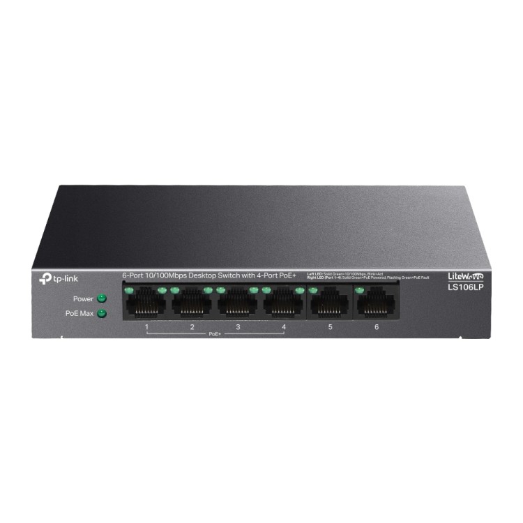 TP-Link LS106LP 6-портов суич