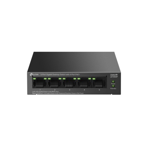 TP-Link LS105GP 4-портов PoE+ суич