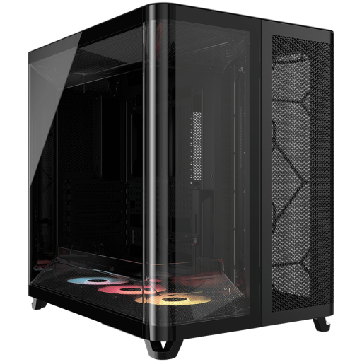 Corsair AIR 5400 RS-R ARGB Tempered Glass кутия за компютър черен