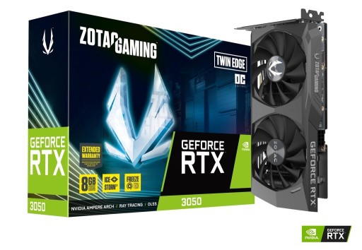 Zotac RTX 3050 Twin Edge OC 8GB GDDR6 видео карта