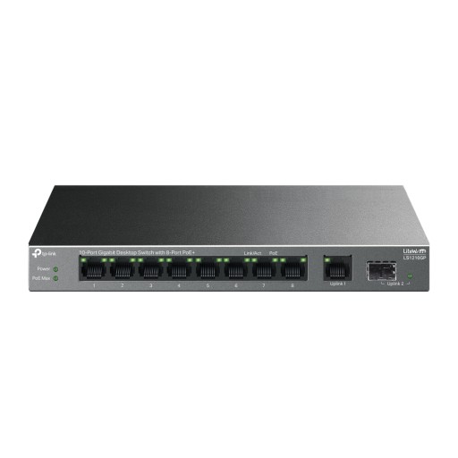 TP-Link LS1210GP с 10-портов PoE+ суич