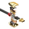 LINDY High Speed HDMI кабел, M/M, Gold Line, сив, 1.0 м LNY-37861