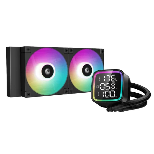DeepCool Water Cooling LD240 GEN 5 pump LCD Screen A-RGB водно охлаждане за процесор