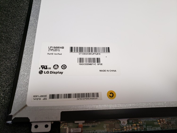 Replacement Laptop Screen For LP156WHB(TP)(D1) - 15.6" HD 1366x768 Matte LED LCD With Repair Tools