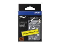 Brother Heat Shrink Tube Black on Yellow консуматив