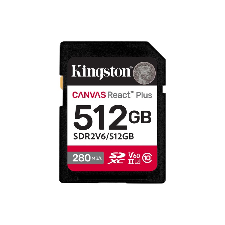 Kingston Canvas React Plus V60 UHS-II 512GB карта памет