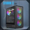 Gamemax Storm 2 AB - 6 x 120 mm Addressable RGB fans Case ATX