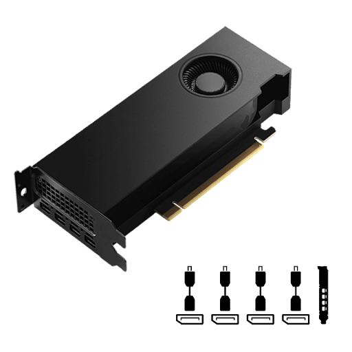 PNY NVIDIA RTX 4000 SFF Ada Generation 20GB GDDR6 ECC професионална видео карта