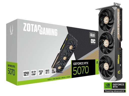 Zotac RTX 5070 Solid OC 12GB GDDR7 видео карта 