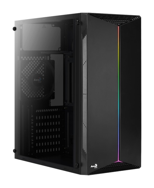 Aerocool Split RGB ATX кутия за компютър със закалено стъкло