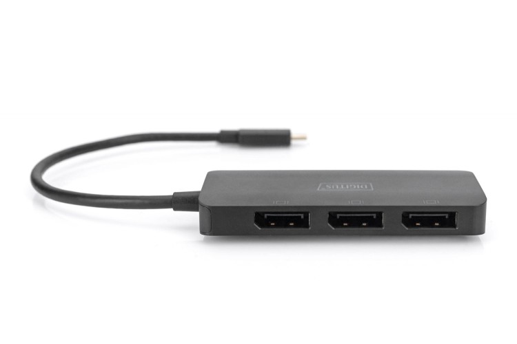 Assmann USB Type C към 3x DisplayPort адаптер (DS-45334) на цена €57