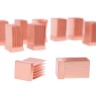 Alphacool GPU RAM Copper Heatsinks 6,5x6,5mm - 10pcs