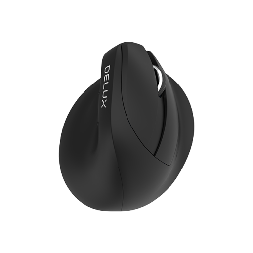 Delux M618mini+G27UF безжична вертикална мишка черен