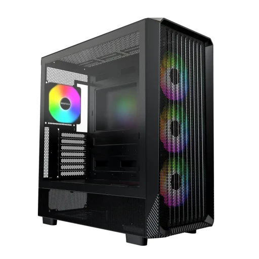 Montech X5 ARGB ATX кутия за компютър черен