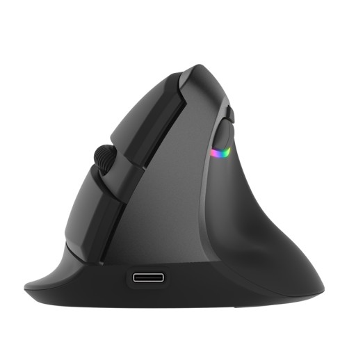 Delux M618mini Bluetooth вертикална мишка черен