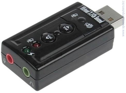 външна звукова карта USB 7.1 каналa мини