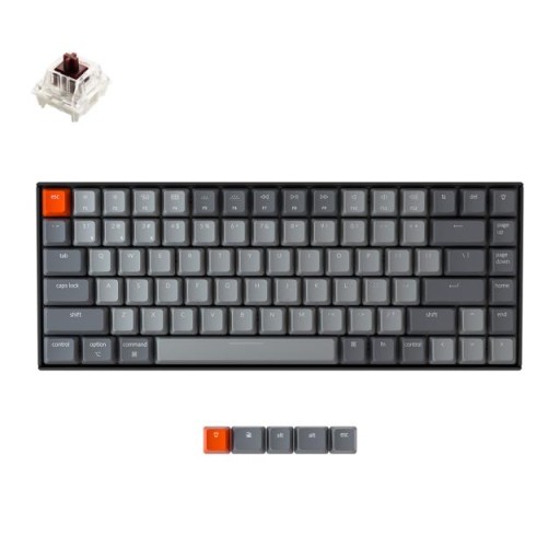 Keychron K2 Compact Gateron Brown Switch RGB механична клавиатура