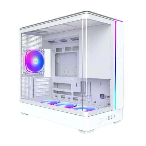 Montech King 15 Pro mATX кутия за компютър бял