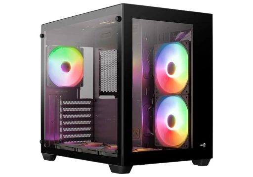 Aerocool Dryft-G-BK-v2 aRGB кутия за компютър