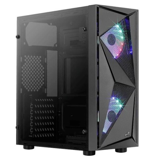 Aerocool Glider Cosmo ATX кутия за компютър черен