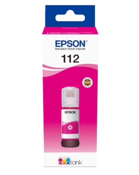 Epson 112  EcoTank Pigment Magenta консуматив
