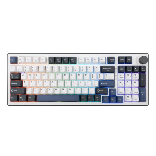 WHITE SHARK EXCALIBUR-W Клавиатура безжична механична, Wireless, GK-007251, бяла