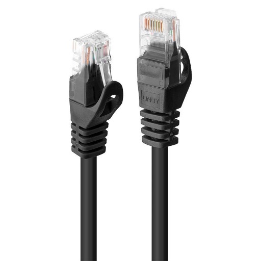 LINDY LNY-48194 UTP мрежов кабел, Cat. 6, черен, 3.0 м