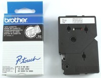Brother P-Touch TC-195 white on clear 9mm консуматив