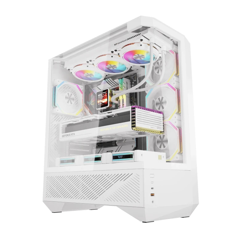Darkflash DY460 кутия за компютър бял