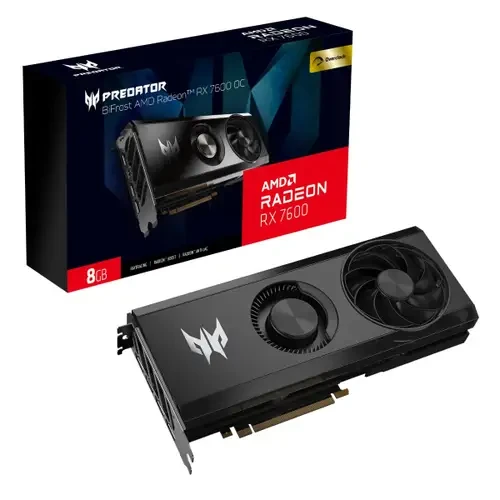 Acer Predator BiFrost RX 7600 OC 8GB GDDR6 видео карта