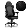 Noblechairs HERO Real Leather геймърски стол черен
