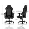 Noblechairs HERO Real Leather геймърски стол черен