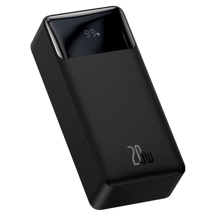 Baseus Bipow Digital Display Power bank 30000mAh външна батерия черен