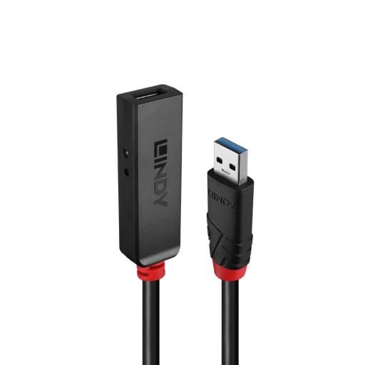 LINDY LNY-43401 USB 3.0 активен удължител, slim, 5.0 м