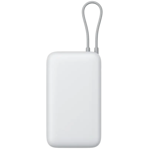 Xiaomi Power Bank 20000mAh (Integrated Cable) GL Light Gray външна батерия